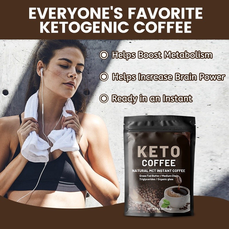 Keto Coffee Powder Factory - Manufacturer No Sugar Boost Metabolism Energy