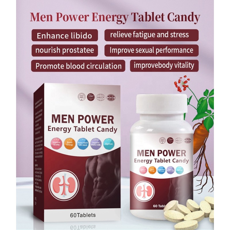 Men's Energy Tablets Manufacturer - OEM/ODM Halal Herbal Boosting Strength