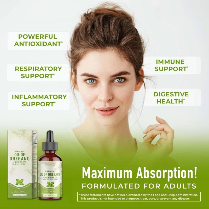 Oregano Oil Drops Factory - OEM/ODM Organic Natural Immunity Antioxidant