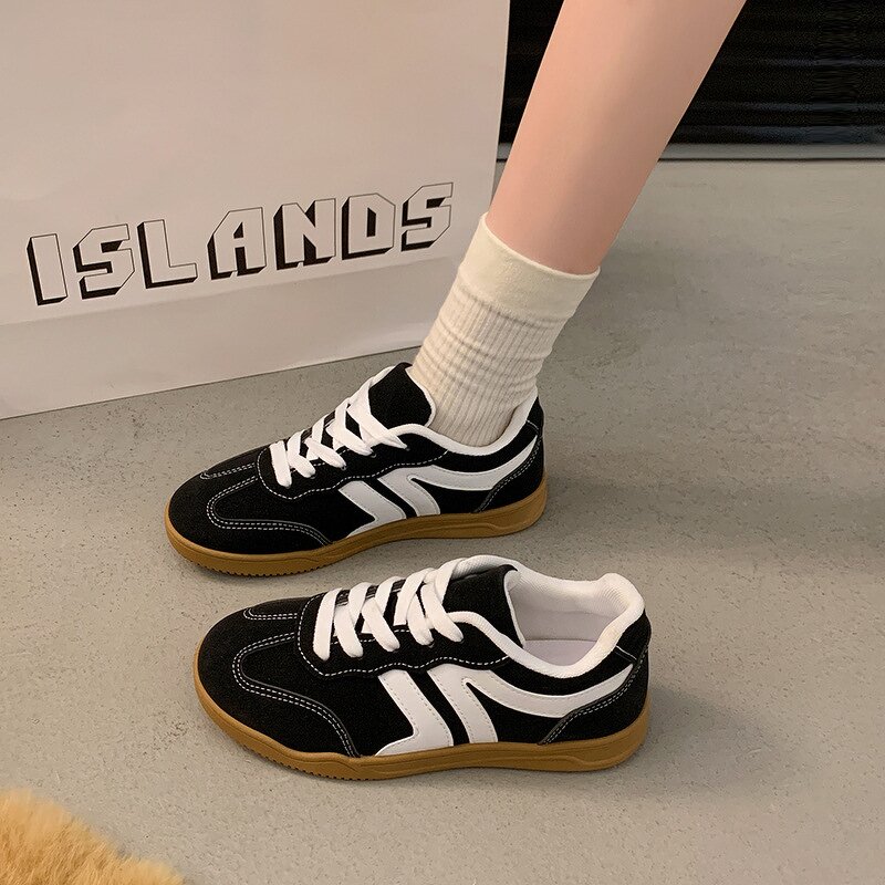 Agan Shedeen Training Shoes Manufacturer - 2025 New Style European & American Retro Colorful Striped Flat Shoes
