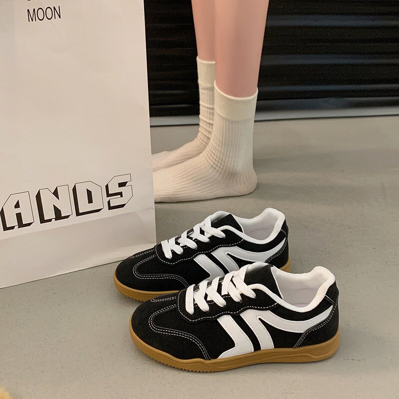 Agan Shedeen Training Shoes Manufacturer - 2025 New Style European & American Retro Colorful Striped Flat Shoes