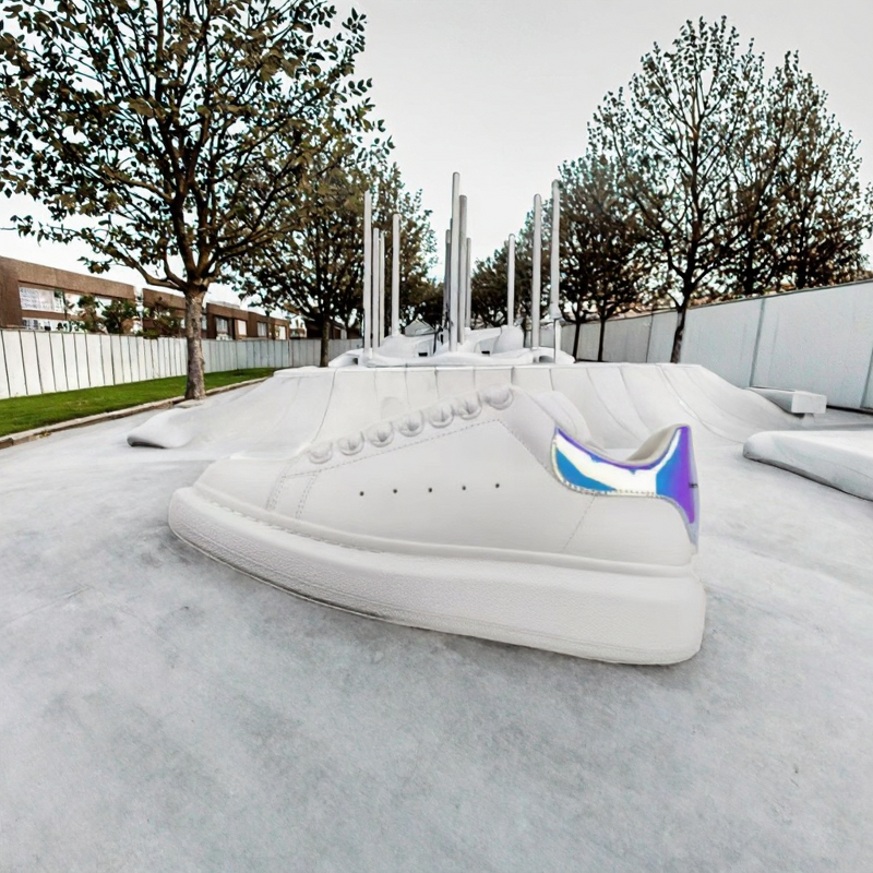 Men's Sporty Casual Court Sneakers Manufacturer - Custom Low Cut Unisex Genuine Leather Lining Breathable OEM Big Size