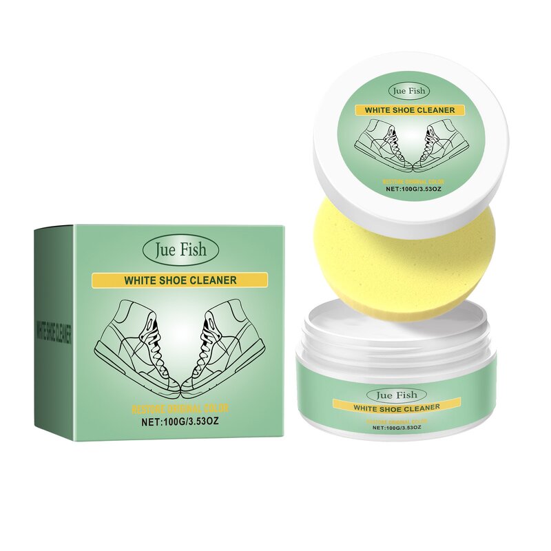 Sports Shoes Cleaning Cream Manufacturer - Multifunctional White Shoes Cleaner with Sponge Multi-purpose