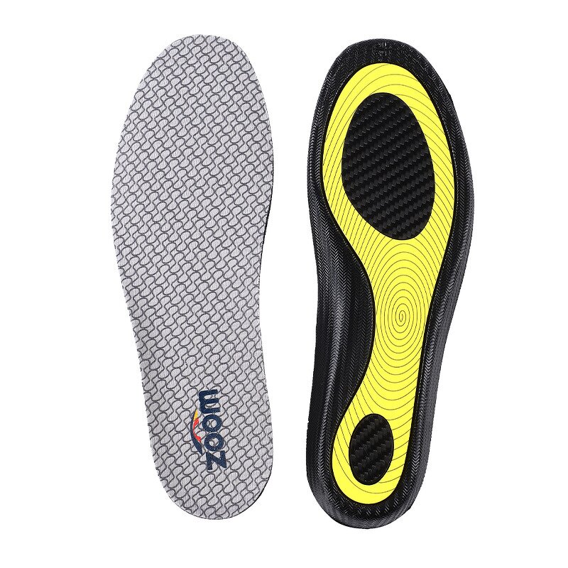 Carbon Fiber Board Sports Insoles Manufacturer - Unisex Breathable Sweat Odor Absorbing Shock Arch Support for Running Badminton