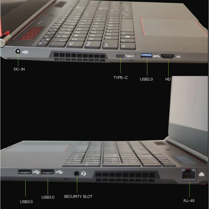 Notebook Manufacturer - 2024 OEM Logo 15.6 Inch 64GB RAM Intel Core I3 I5 I7 I9 9th-13th Gen Business Laptop