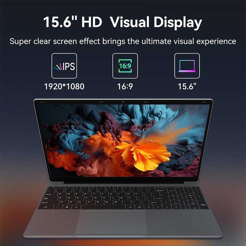 Laptop Manufacturer - Brand New 15.6 Inch 1920x1080 IPS 8G16G 128GB-1TB DDR4 for Business Home Office Student Intel English
