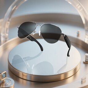 AI Smart Glasses Manufacturer - 2025 Designer with AI Camera 32gb 5mp Resolution Wireless BT5.4 Bone Conduction for Phone Calls