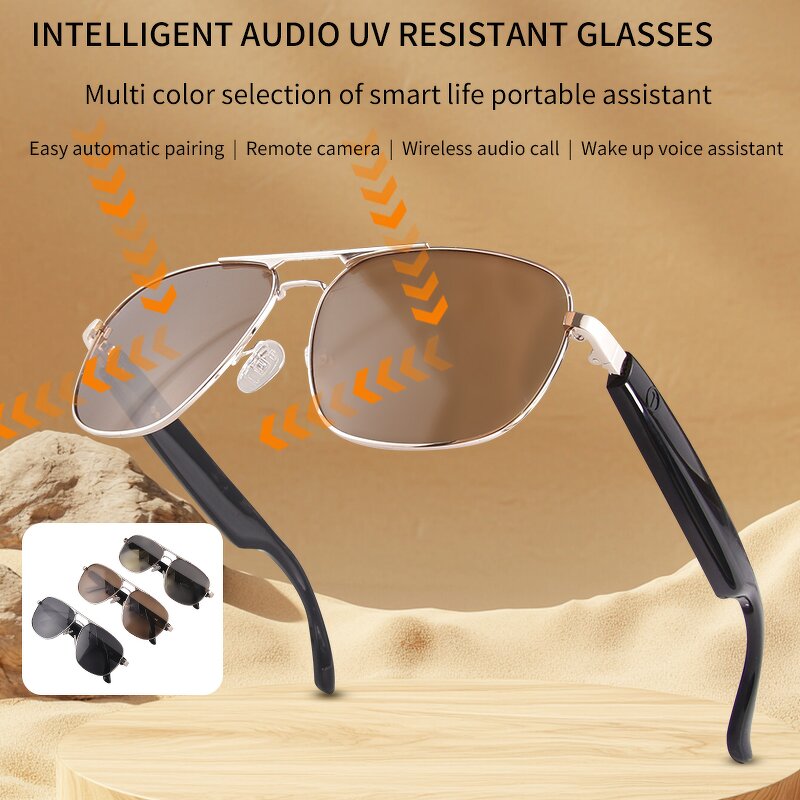 Smart Sunglasses Manufacturer - Fashionable for Men and Women BT Music AI Translator Answer Calls Outdoor Wearable