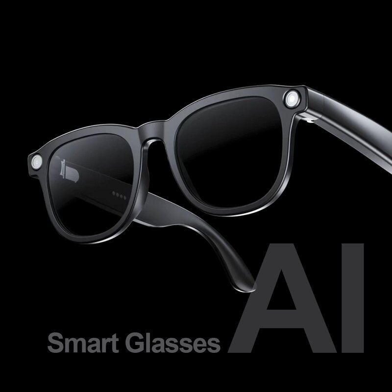 AI Glasses Manufacturer - NEW Smart Translation Multi Language Voice Assistant Magnetic Charging Audio Call SunGlass