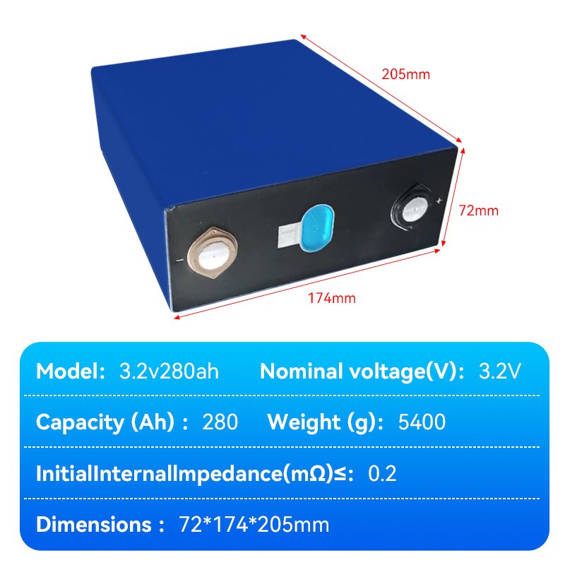 Lifepo4 Battery Cell Manufacturer - 3.2V 32Ah 22Ah 50Ah 56Ah 100Ah 105Ah 280Ah 280K MB31 MB30 for Energy Storage