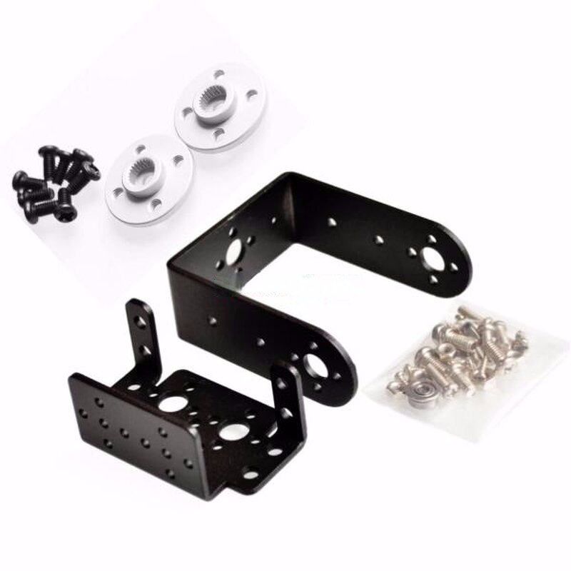 Pan and Tilt Servos Kit Manufacturer - 1set 2 DOF Short Bracket Sensor Mount for Compatible MG995