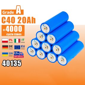 Cylindrical Lifepo4 Battery Manufacturer - 40135 Cells 33140 46160 High Rate 3C 60140 C40 3.2V 15-50Ah Lithium Ion