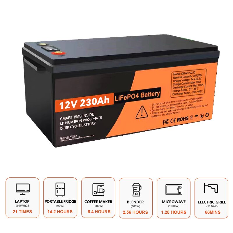 Lithium Ion Battery Pack Manufacturer - Rechargeable 24V Lifepo4 12V 230Ah 280Ah 300Ah