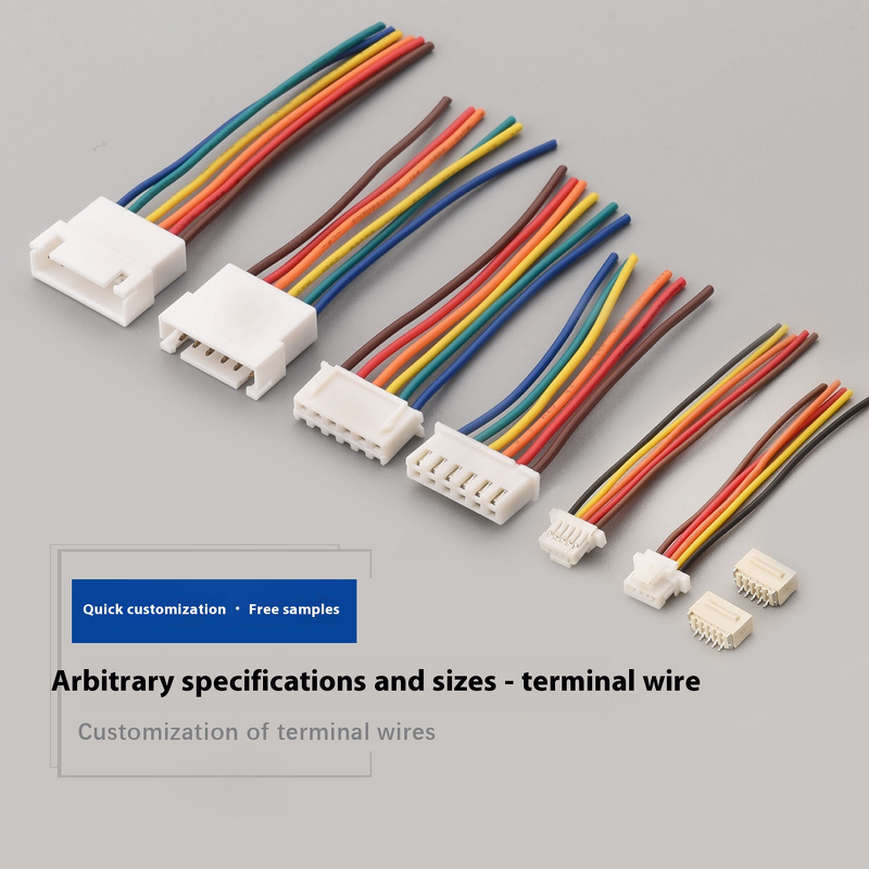 JST Connector Wire Manufacturer - 2-12 Pin Male/Female Cable Assembly 1.0mm 1.25mm 1.5mm 2.0mm 2.54mm Pitch