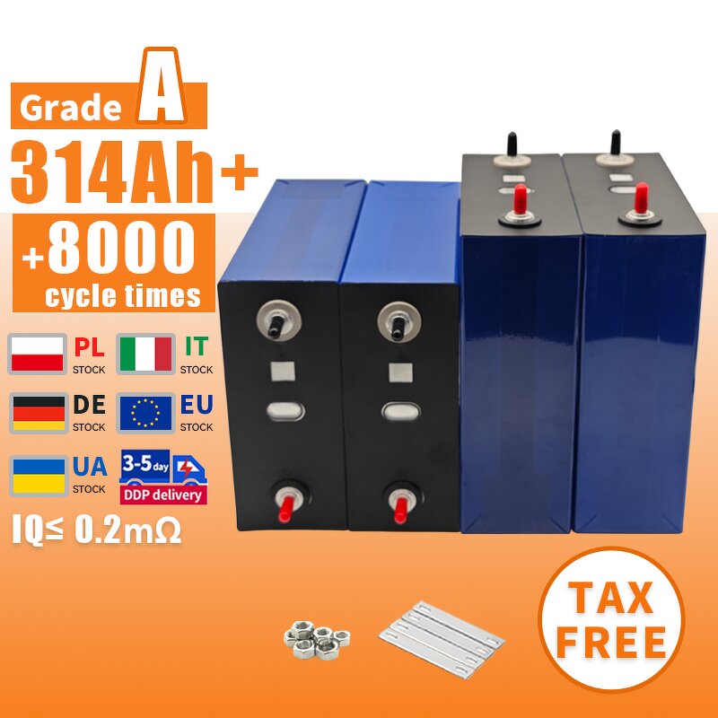 Lithium Ion Battery Manufacturer - Cornex 3.2V 340Ah 280Ah 314Ah 320Ah 324Ah LiFePO4 Prismatic for Home Energy Storage