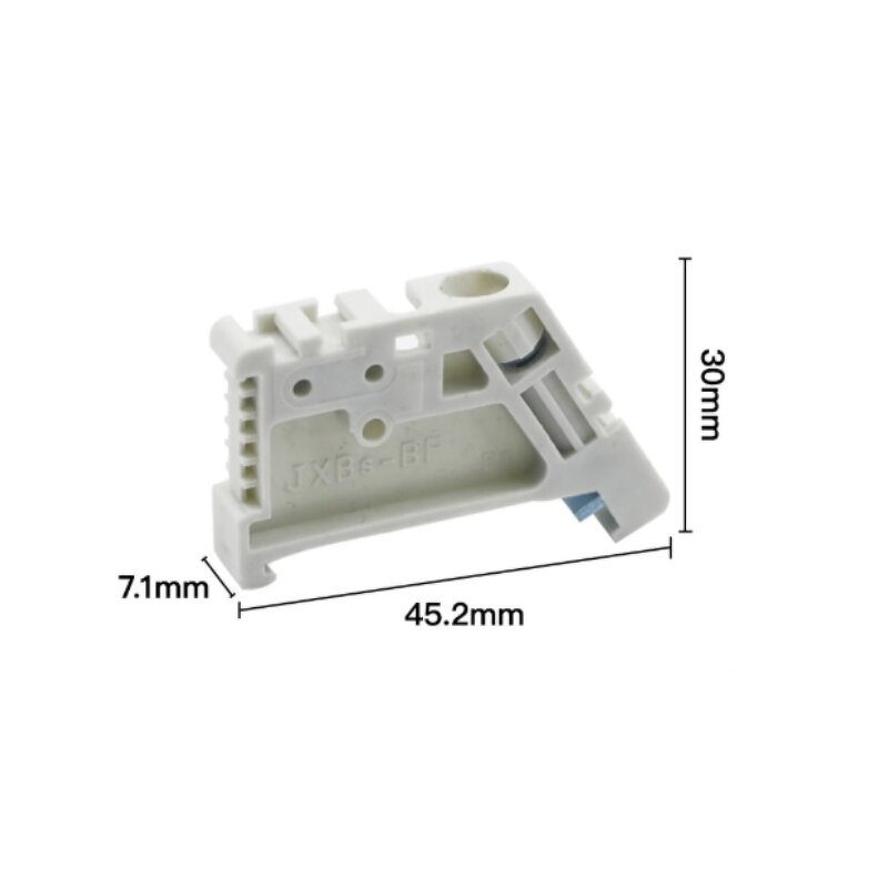 DIN Rail End Stop Manufacturer - for C45 Circuit Breaker Terminal Blocks G-Type 35mm Rail Locking Clamp