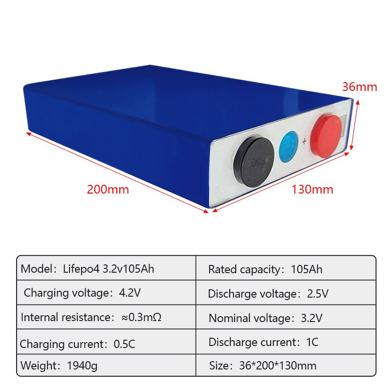 Lifepo4 Battery Cell Manufacturer - 3.2V 32Ah 22Ah 50Ah 56Ah 100Ah 105Ah 280Ah 280K MB31 MB30 for Energy Storage