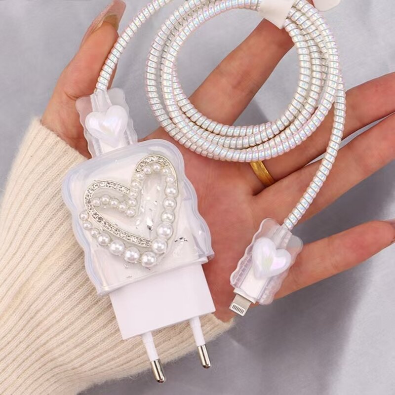 Charger Protection Cover Manufacturer - For 45W/25W Mobile Phone Anti-folding Data Cable Winding Rope