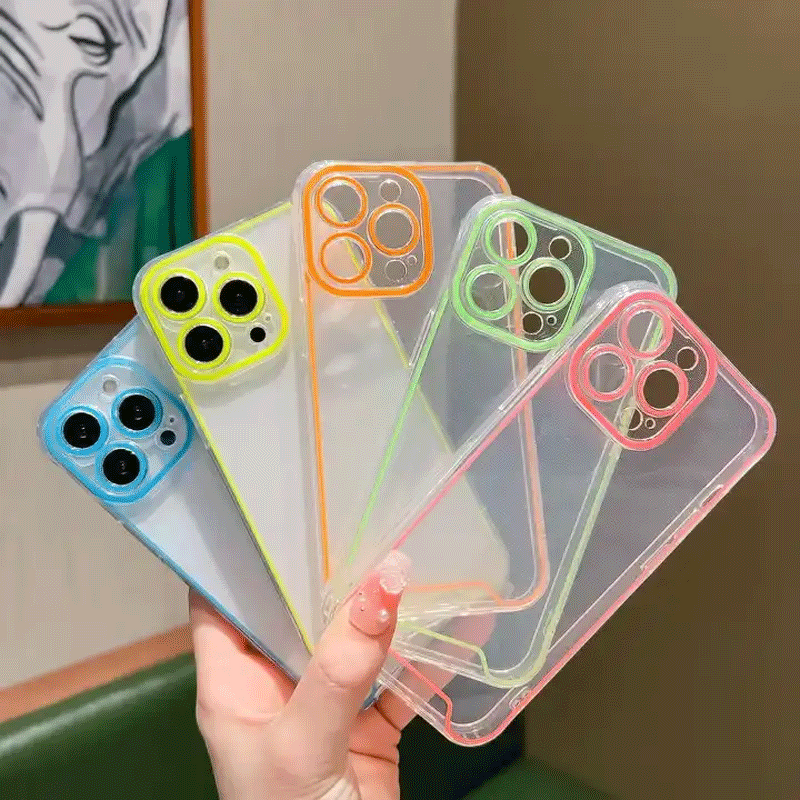 Luminous Mobile Covers Manufacturer - Night Light Transparent Back Covers for iPhone 11-16 Pro Max