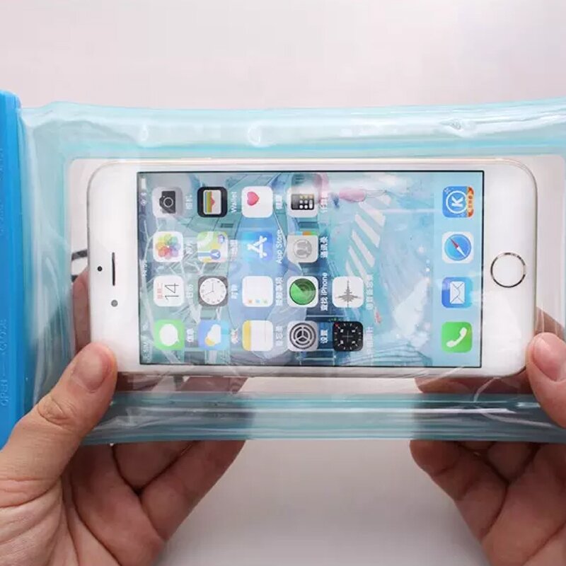 Large Waterproof Phone Pouch Manufacturer - Underwater Clear Cell Holder Universal Dry Bag with Neck Lanyard for Beach Pool