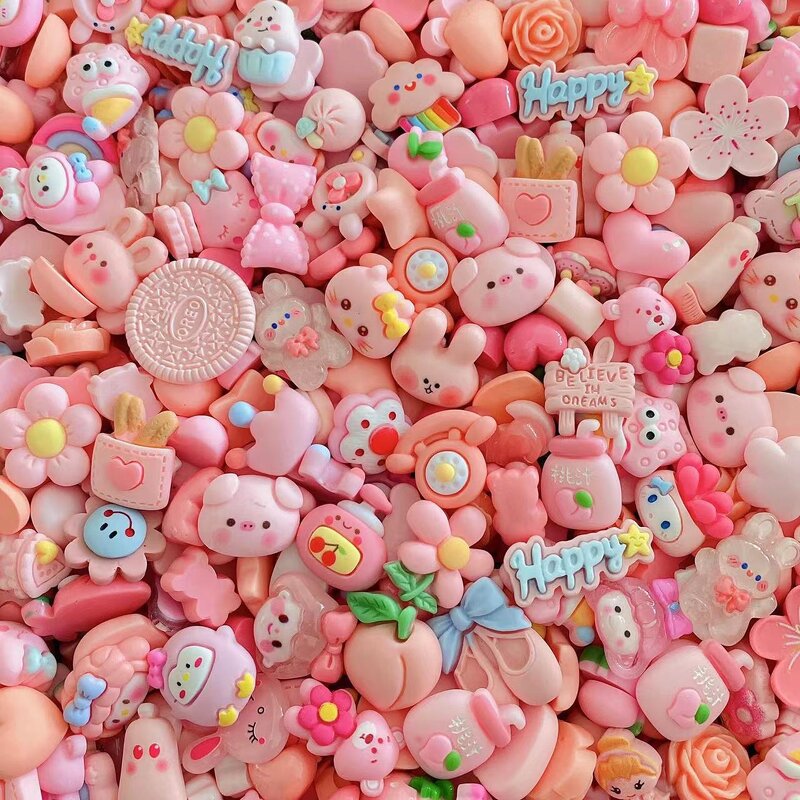 Resin Slime Charms Manufacturer - Mixed Flat Back Embellishments for Scrapbooking Hair Clip Cell Phone Case DIY Craft