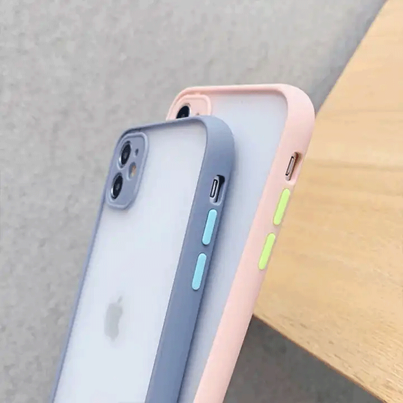 Shockproof Bumper Phone Case Manufacturer - Translucent Fashion Matte Smooth Feel for iPhone 11-16 Pro Max