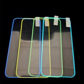 Anti Falling Luminous Tempered Glass Protector Manufacturer - 3D Fluorescent Gasbag for iPhone 13 12 11 Pro