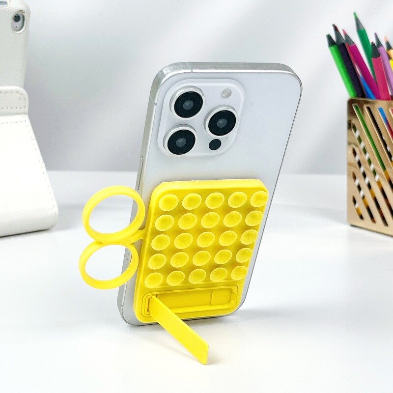 Silicone Mobile Phone Suction Mount Manufacturer - Magnetic Strong Grips Holder Portable Durable Phone Accessories