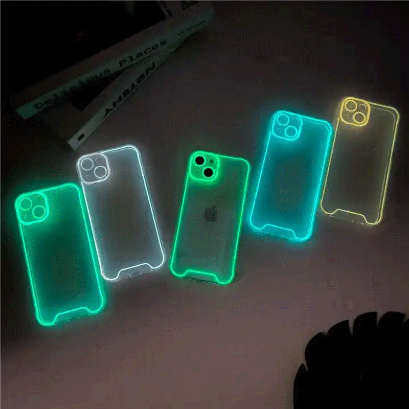 Night Light Luminous Phone Case Manufacturer - Tpu Soft for iPhone 15-11 Pro Max Xs Xr X Mobile Protection Cover 16 pro max