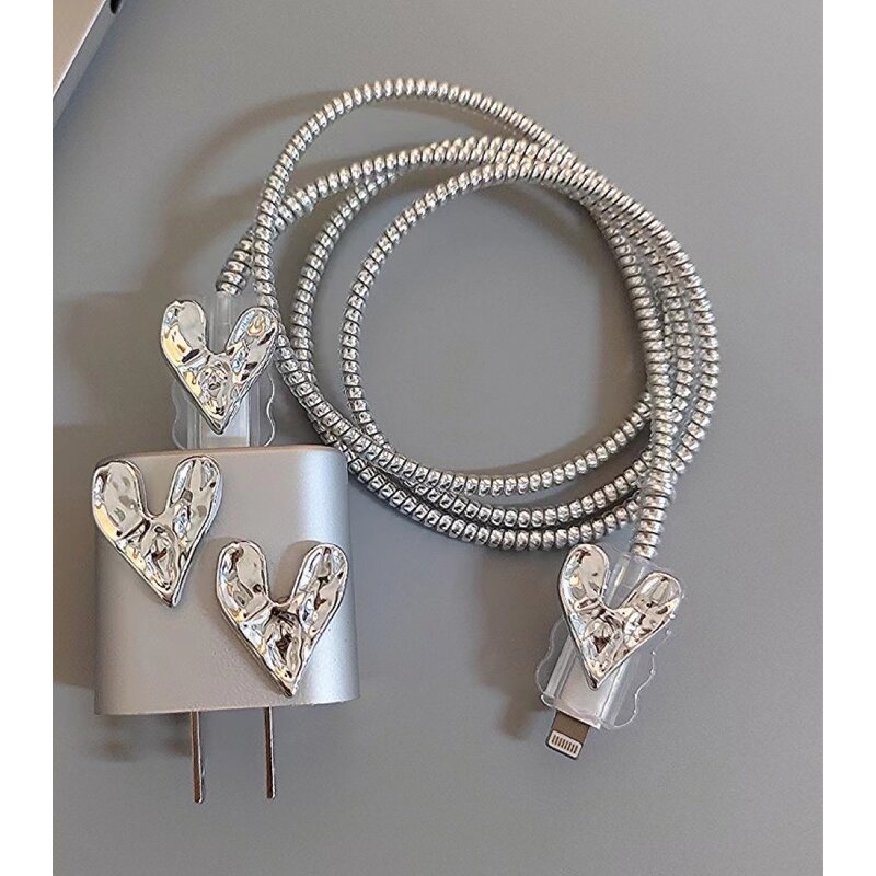 Shining Diamond Cable Protective Case Manufacturer - Wholesale Sales Lovely Image Charging Cover USB Charging Cable Cover