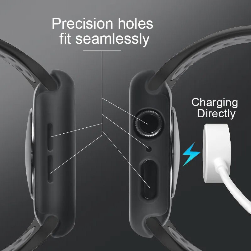 Apple Watch Case Manufacturer - for Apple Watch 5 SE 40mm Plastic Matte Hard Anti-scratch Protective Cover