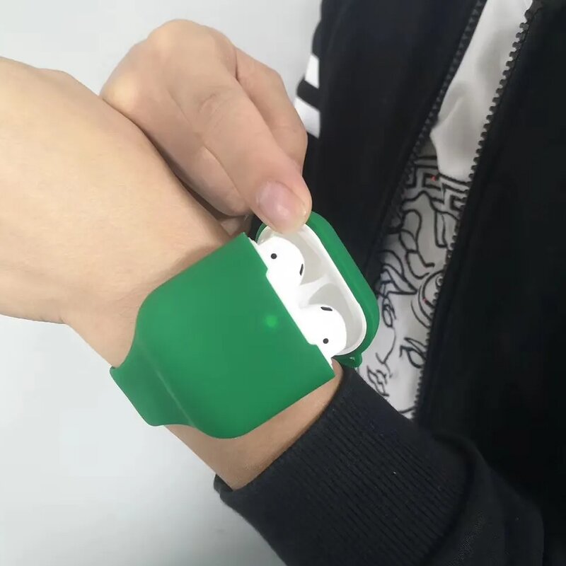 Sports Silicone Earphone Case Manufacturer - Watch Band for Air Pods Cover Coque Watch Strap