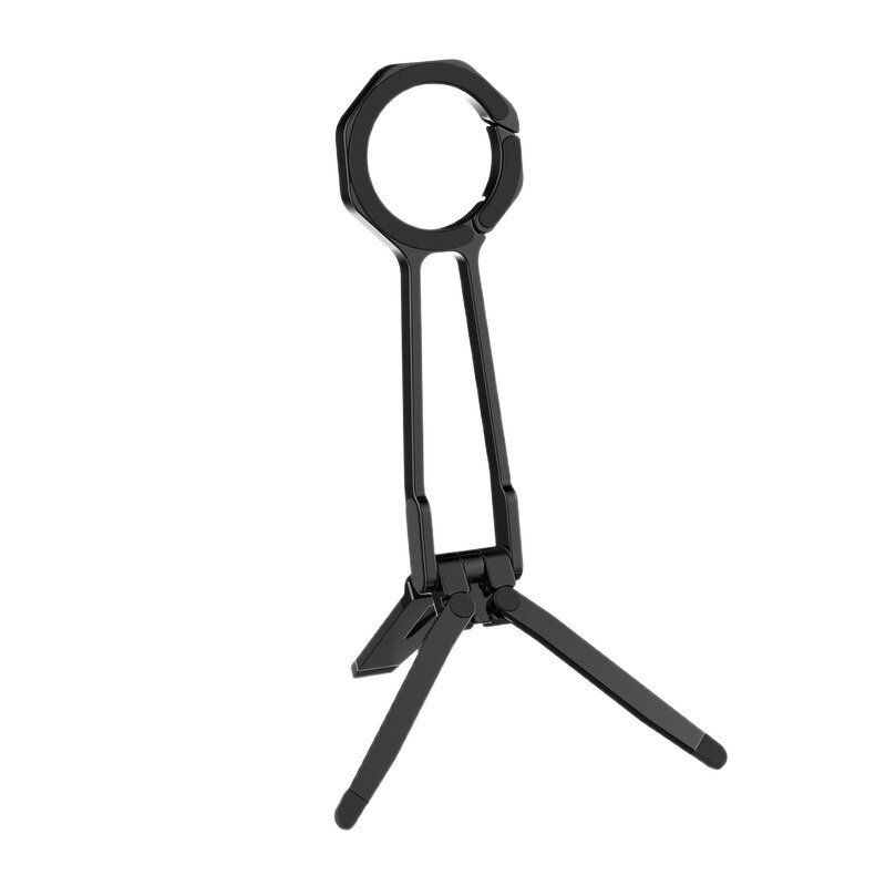 Mobile Phone Magnetic Mounting Holder Manufacturer - 2025 Spring Buckle Desktop 360° Rotating Portable Triangle Live Broadcast Stand