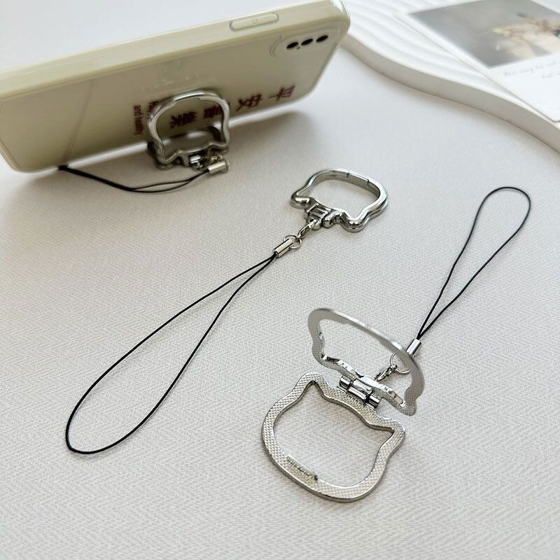Metal Keychain Phone Stand Manufacturer - Multi-functional Mini Portable Aluminum Alloy Folding for Phones