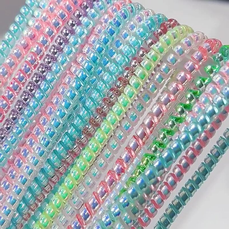 USB Charger Cable Protector Manufacturer - 1.4m TPU Color Spiral Wire Protector Anti-break Anti-dirty Headphone Winder