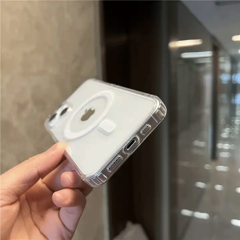 Magnetic Magsafe Phone Case Manufacturer - TPU Transparent Clear Shockproof Wireless Charging for iPhone XR 14-17 Pro Max