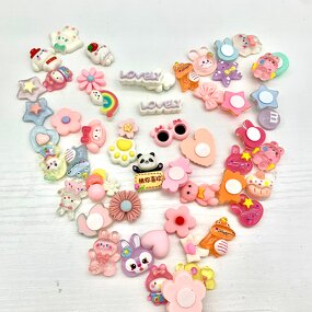 Resin Slime Charms Manufacturer - Mixed Flat Back Embellishments for Scrapbooking Hair Clip Cell Phone Case DIY Craft