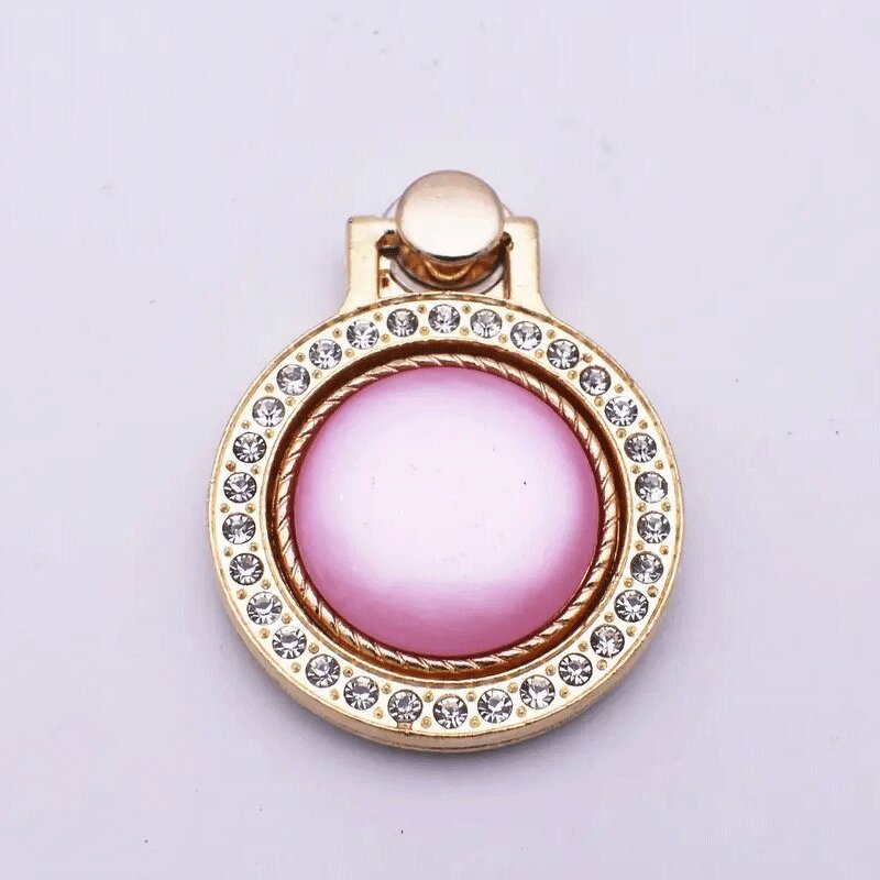 Phone Ring Holder Manufacturer - Gemstones Glitter Bling Bling Artificial Diamond Stand Rhinestone Cell Finger Ring