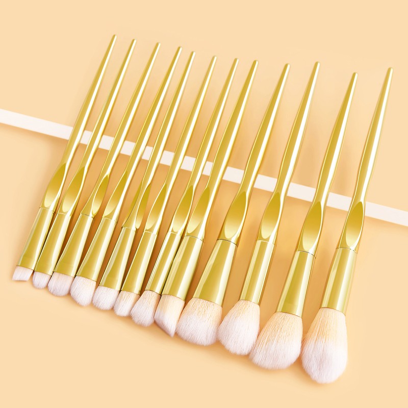 Professional Makeup Brush Set Manufacturer - 10 Piece High Quality Handle Airbrushed