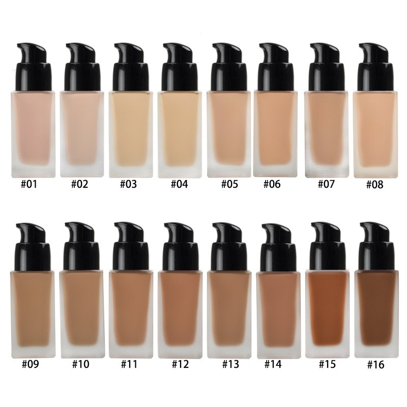 Liquid Foundation Factory - Newest Arrival High Quality 14 Colors OEM ODM No Logo