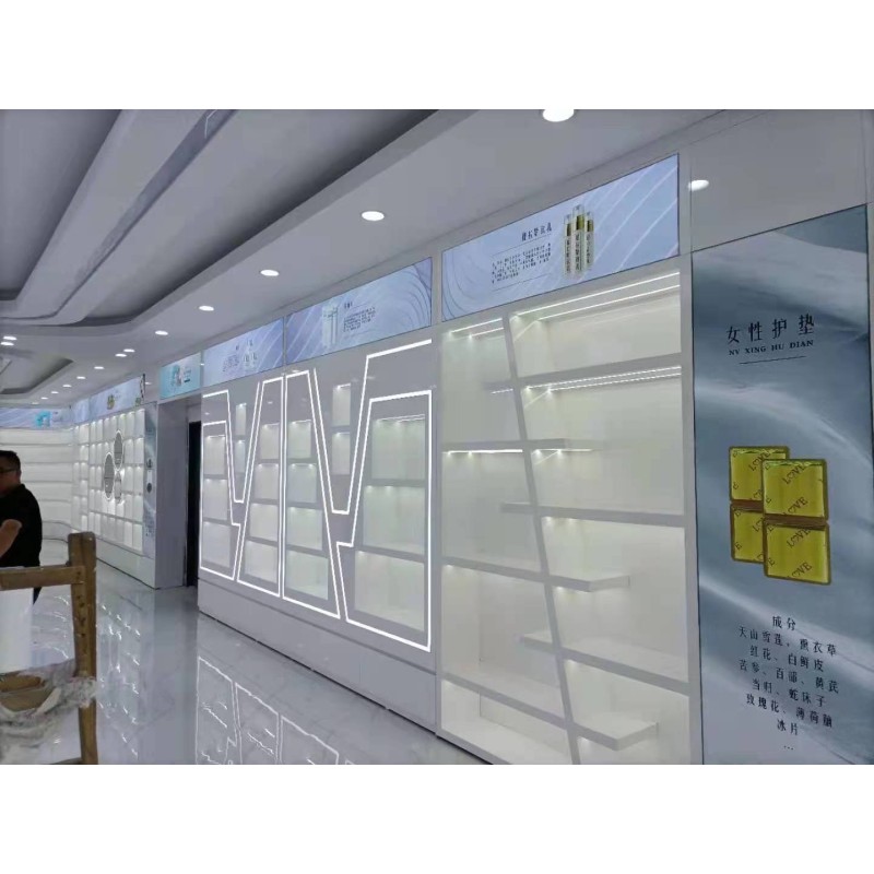 Cosmetics Cabinets Factory - Beauty Store Shelves Display Professional Customization