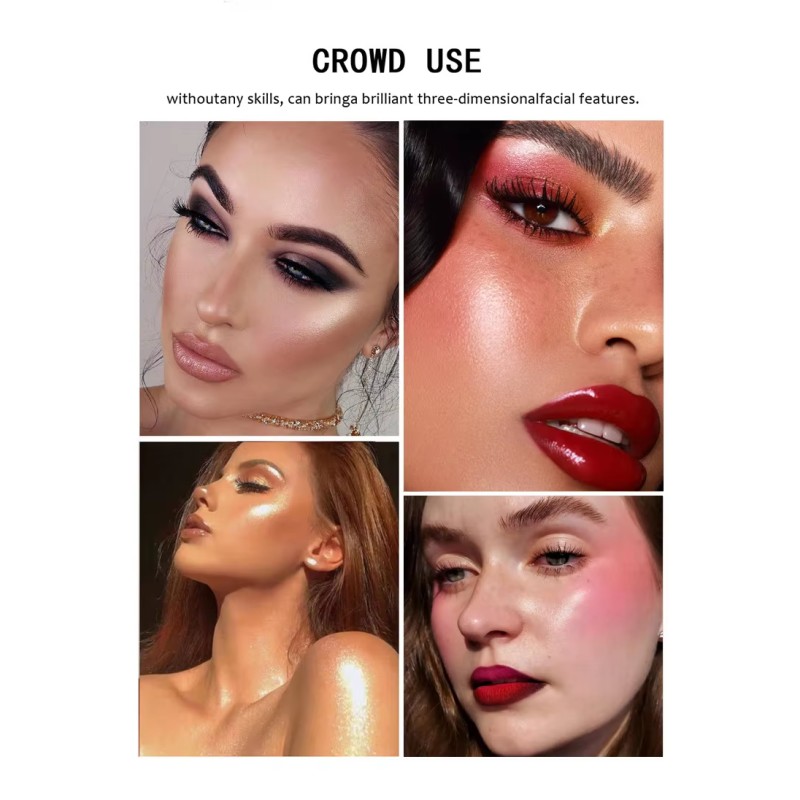 Highlighter Palette Manufacturer - Diamond Single Highlighter Private Label for Dark Skin