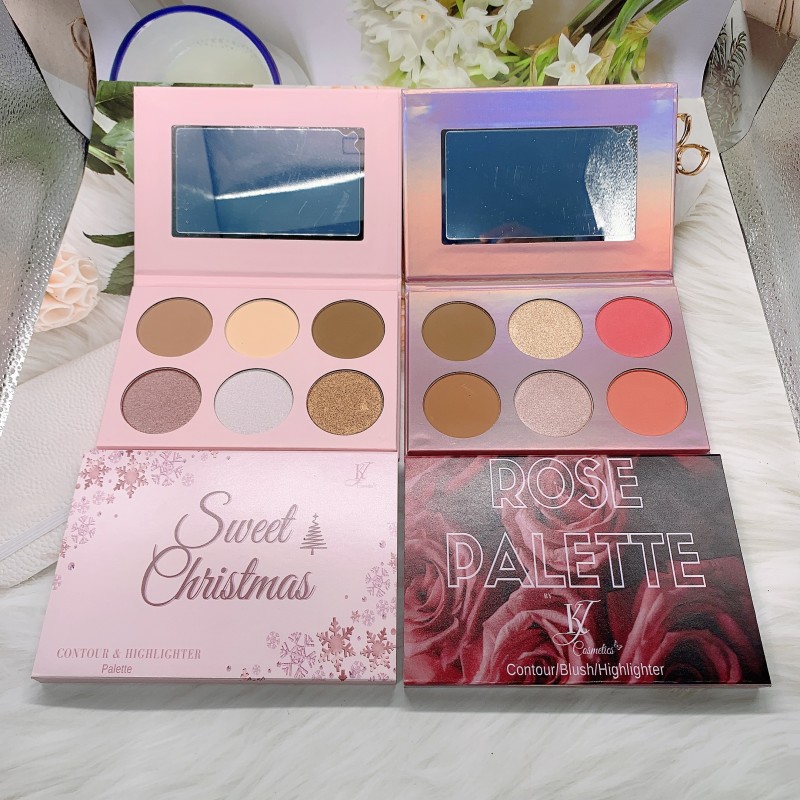 Face Powder Manufacturer - Wholesale Waterproof Ladies Face Makeup Private Label 3 Color Blushes