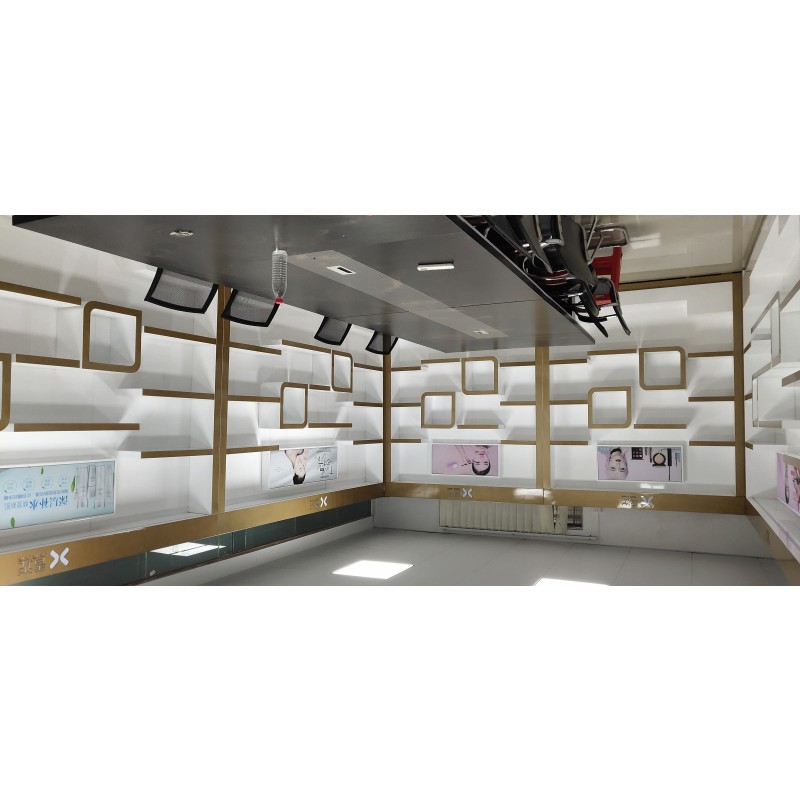 Wall Hanging Shelf Factory - Hot-selling Cosmetics Cabinet Beauty Store Display