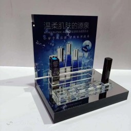Acrylic Display Case Manufacturer - Countertop Makeup Stand Exhibition Booth Rack