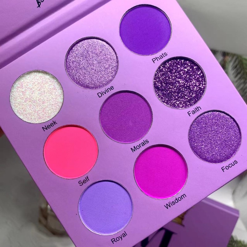 Glitter Primer Eyeshadow Manufacturer - 18 Colors Private Label Pressed Matte Custom Empty