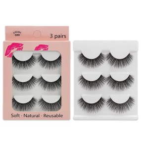 Handmade Mink Eyelashes Manufacturer - New Design Wholesale Custom Packing Set 3d 25mm