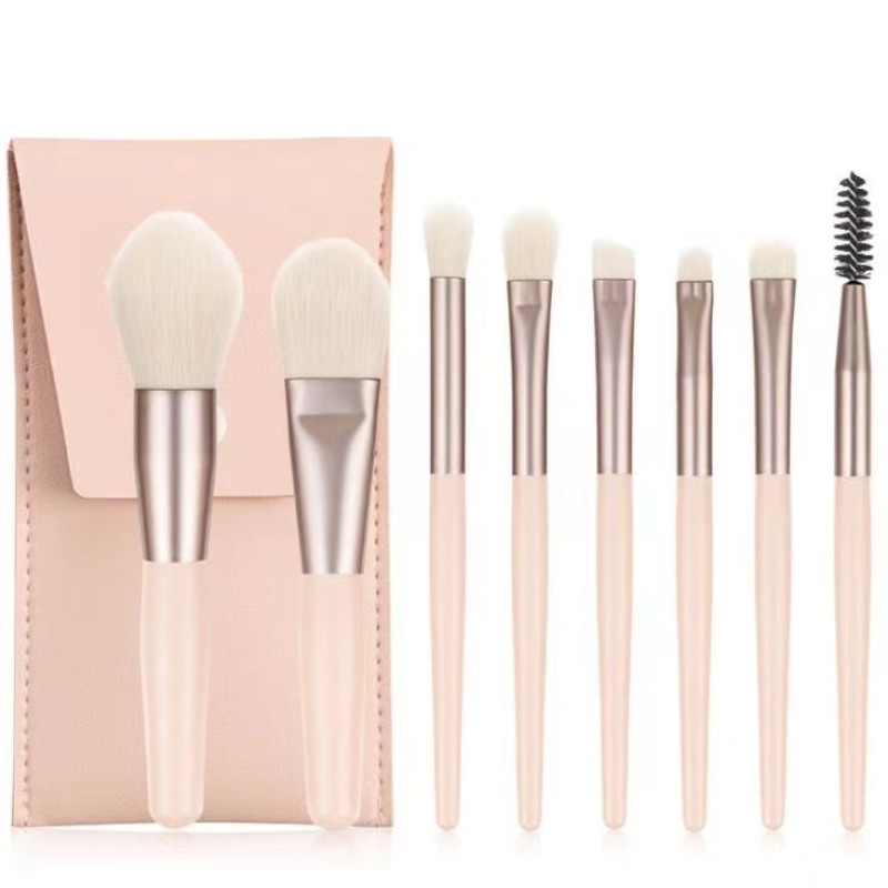 Makeup Brush Set Manufacturer - Factory 8 Pcs Personalized Custom Logo Bag