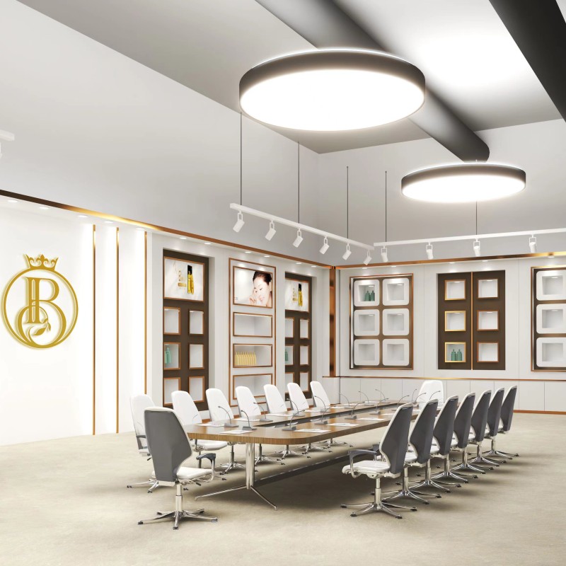 Perfume Display Cabinet Factory - Interior Design Bracket Skin Care Shelves