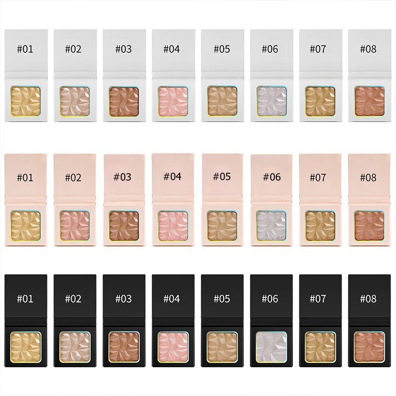 Highlighter Palette Manufacturer - High Quality Christmas Private Label Low MOQ Pigmented Pink